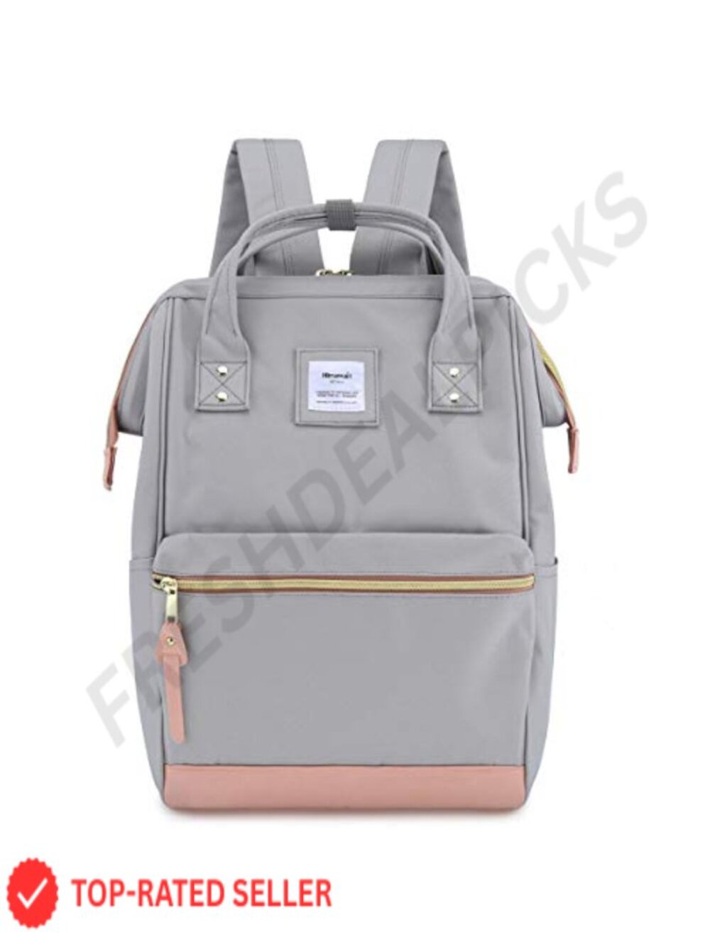 Waterproof Laptop Backpack with USB Charging Port, 15.6 Inch Travel Work Bag,